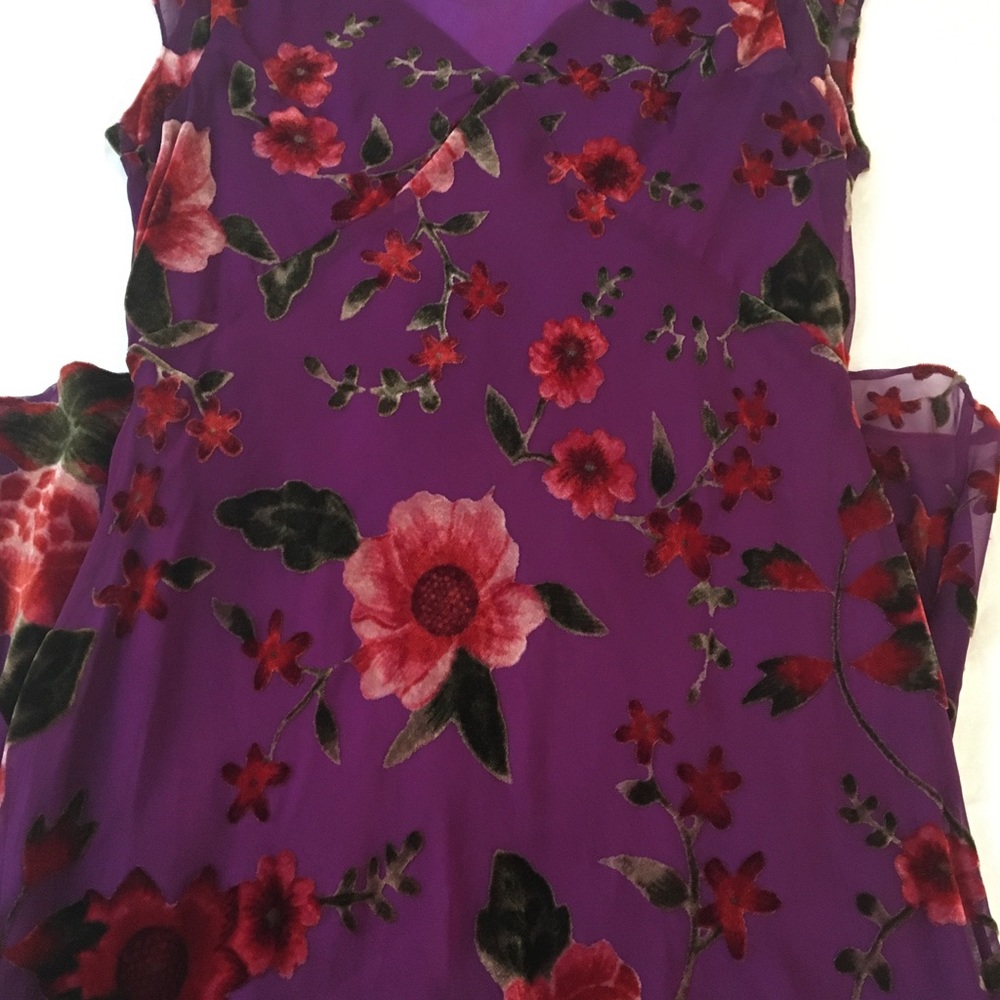 Fiori Di Zucca Designer velvet maxi dress.